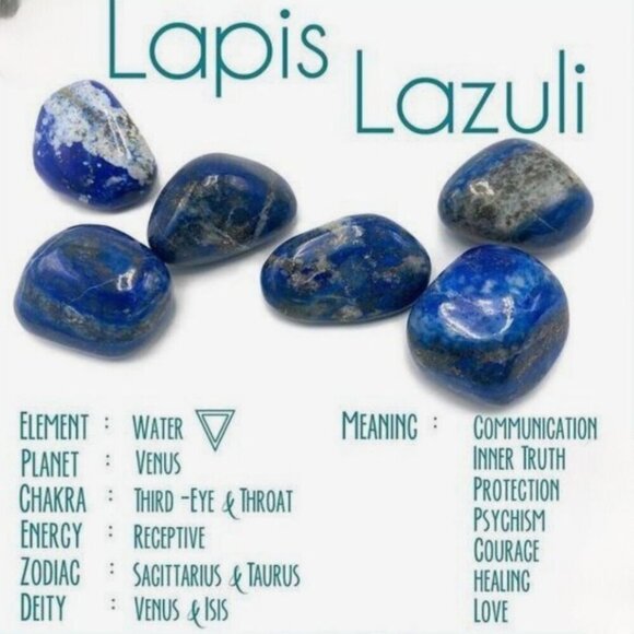 Lapis Lazuli ✦ Wire-Wrapped Bracelet ✦ Copper Pear Stone Adjustable Fit Handmade - Picture 9 of 15